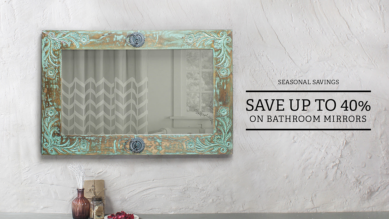 Get Upto 40% Off on Bathroom Mirrors Online at Freedom Sale | Fabuliv