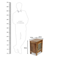 Kylian Solid Wood Bedside Table
