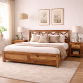 Henry Solid Sheesham Wood Bed
