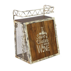 Valiant Iron and Wood Bar Shelf