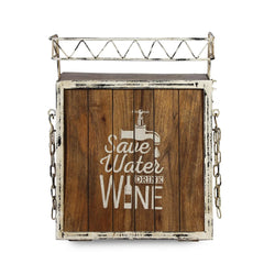 Valiant Iron and Wood Bar Shelf