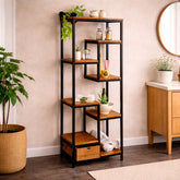 Jonas Iron and Wood Bathroom Unit