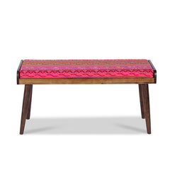 Ethnic Solid Wood Bench