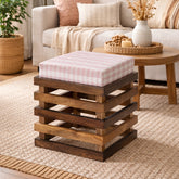 Roxane Solid Wood Stool