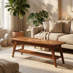 Veloria Sheesham Wood Bench