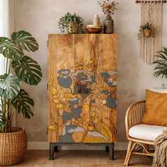 Romeo Solid Wood Cabinet