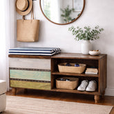 Ava Solid Wood Shoe Rack