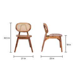 Lucas Rattan Sheesham Wood