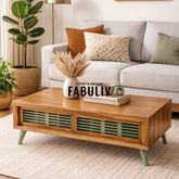 Sula Teal Coffee Table in 2 Sizes