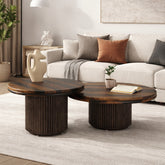 Antonio Round Coffee Table Set of 2