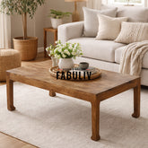 Richard Natural Rectangular Coffee Table in 2 Sizes