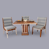 Callisto Solid Wood Four Seater Dining Set