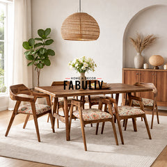 Tiziana Sheesham Wood 6 Seater Dining Set