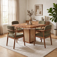 Dorado Wood Dining Set 4 Seater