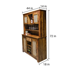 Raffine Wood Bar Cabinet