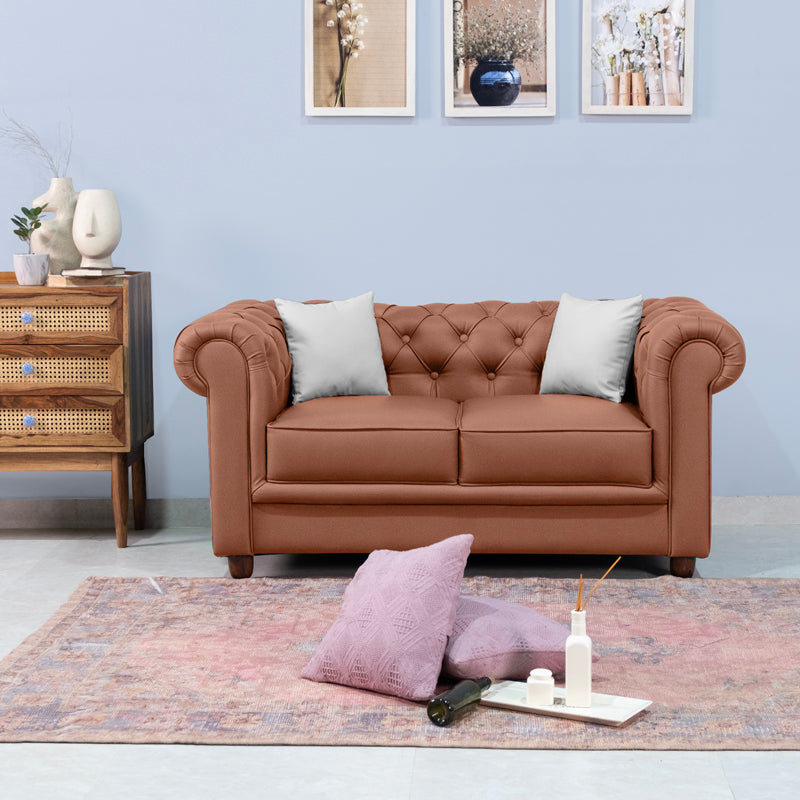 Grace Chesterfield Seater Sofa Premium Lethrite Fabric