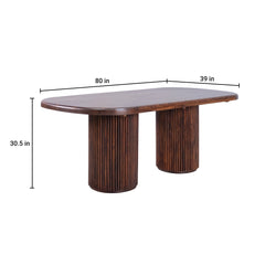 Davino Sheesham Wood Dining Table