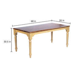 Ella Solid Wood Dining Table