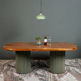 Da Vinci Sheesham Wood Dining Table