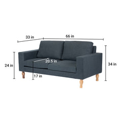 Picasso Two Seater Sofa - Fabuliv