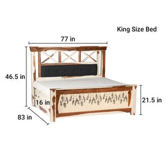 Solid wood Bed