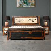 Venetian Solid Wood Bed