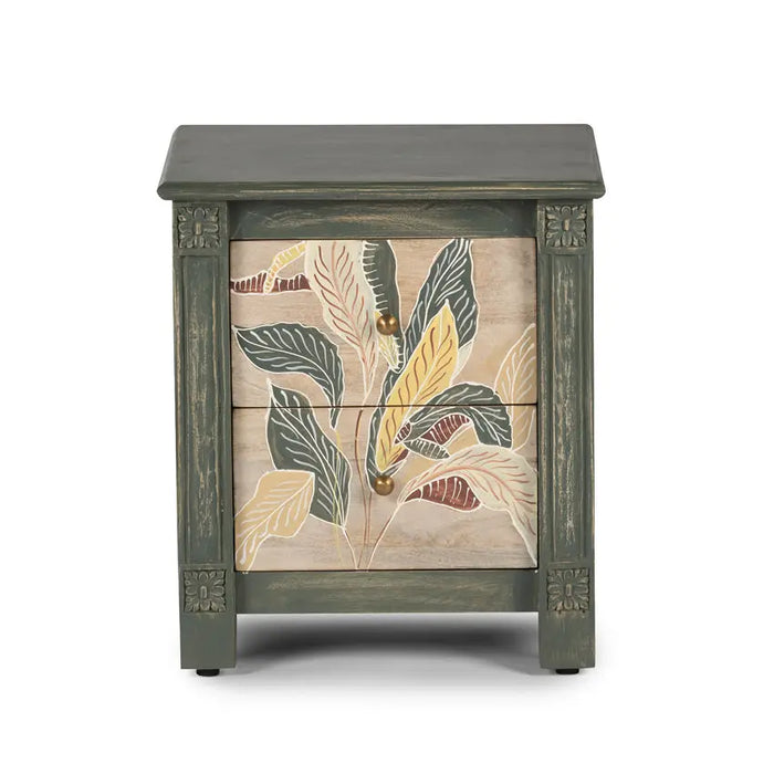 Serene Sanctuary Solid Wood Bedside table
