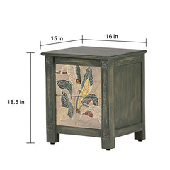 Serene Sanctuary Solid Wood Bedside