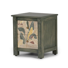 Serene Sanctuary Solid Wood Bedside table