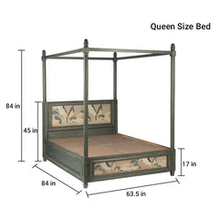  Solid Wood Bed