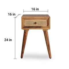 Verona Rattan End Table