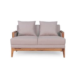 Arbor Rattan Sofa 2 Seater Textured Light Brown