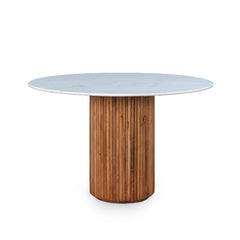 Gistel Marble Top 4 Seater Dining Table