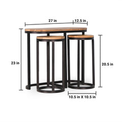 Jardin Set of 3 End Table