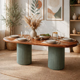 Da Vinci Sheesham Wood Dining Table