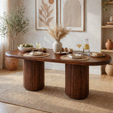Davino Sheesham Wood Dining Table