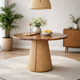 Fidel Solid Wood 4 Seater Dining Table