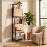 Charme Iron and Mango Wood Display Unit