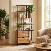 Harmonie Iron and Mango Wood Display Unit