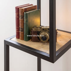 Raffiné Iron and Mango Wood Display Unit
