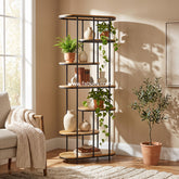 Nuance Iron and Mango Wood Display Unit