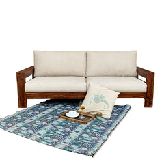 Trissino Solid Wood Three Seater Sofa
