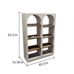 Advaya 8-Shelf Display Cabinet