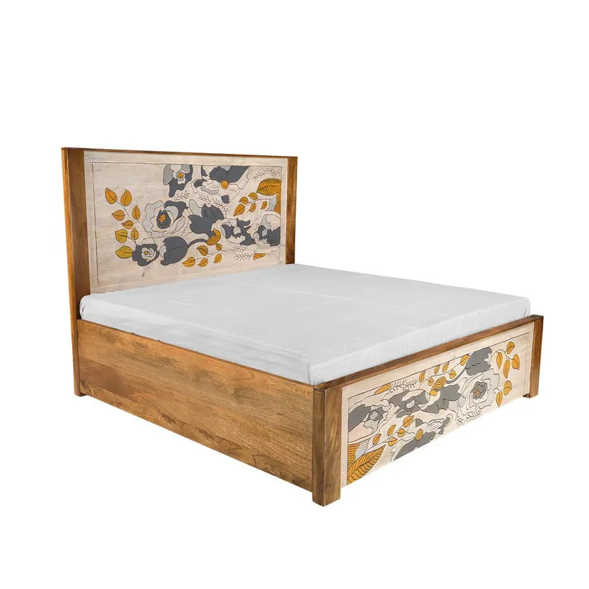 Solid Wood Bed 