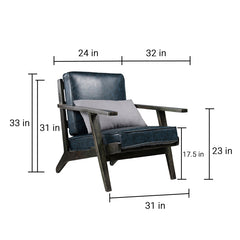 Walter Solid Wood Arm Chair