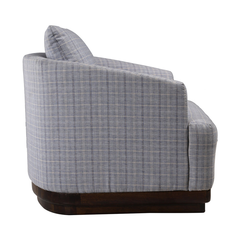 Samuel Solid Wood Single Seater Sofa