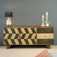 Winifred Solid Wood Cabinet - Fabuliv