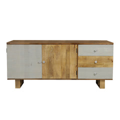 Aztec Solid Wood Cabinet - Fabuliv