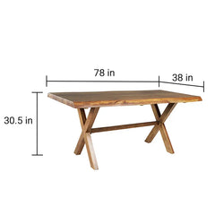 Dining Set with Live Edges