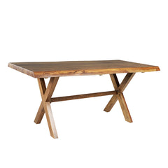 Freya Sheesham Wood Live Edge 6 Seater Dining Table